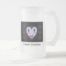 I heart Zombies Coffee Mug