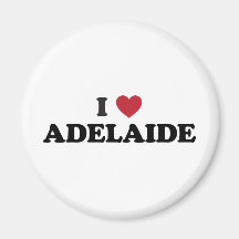 I Heat Adelaide Australia Fridge Magnet