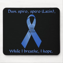 I Hope Colon Cancer Awareness Mousepad