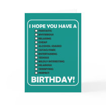 I Hope You Have A... Birthday Cards