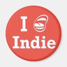 I [☺] Indie Fridge Magnet