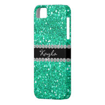 i IPHONE  5 Case CRYSTAL TEAL