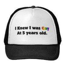 I Knew I Was Gay At 5 Years Old Mesh Hat