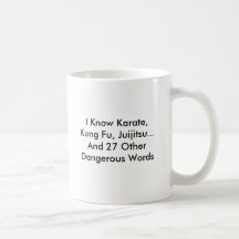 I Know Karate, Kung Fu, Juijitsu...And 27 Other... Mugs