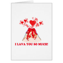I Lava You Cards