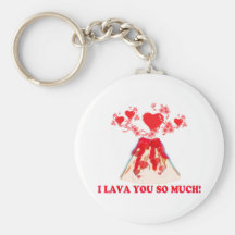 I Lava You Key Chains