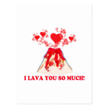 I Lava You Postcard