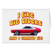 I Like Big Blocks AMC AMX Card