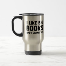 I Like Big Books Mug
