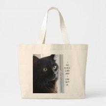 I LIKE BLACK CATS AND I CAN NOT LIE, Tote Bag