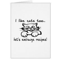 I Like Cats Too Card