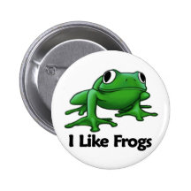 I Like Frogs Pin