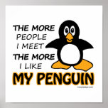 I Like My Penguin Print