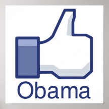 I LIKE OBAMA -.png Poster