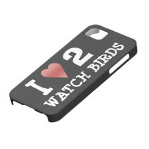 I Love 2 Watch Birds iphone 5 Case