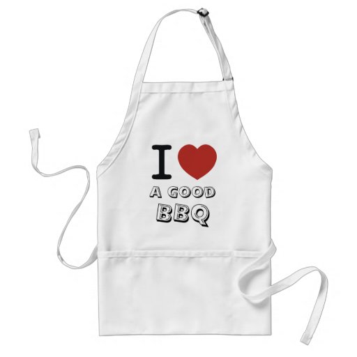 I LOVE a good bbq Apron
