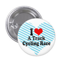 I love A Track Cycling Race Pin