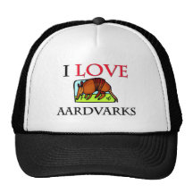 I Love Aardvarks Mesh Hat