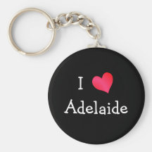 I Love Adelaide Keychains