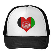 I Love Afghanistan Trucker Hats