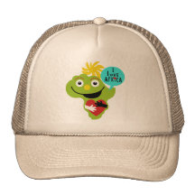 'I Love Africa' cap Mesh Hat