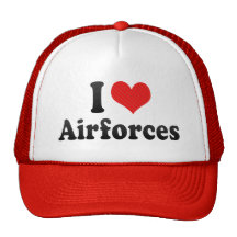 I Love Airforces Mesh Hat