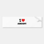 I Love Airsoft Bumper Sticker