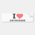 I Love Anchorage Bumper Sticker