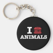 i love animals2 keychain
