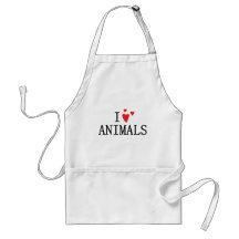 I love Animals Apron