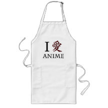 I Love Anime Aprons