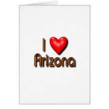 I Love Arizona Cards