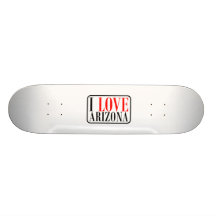 I Love Arizona Design Skate Boards