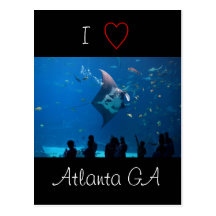 I Love Atlanta Postcard