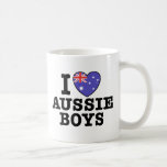 I Love Aussie Boys Mugs
