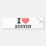 I Love Austin Bumper Sticker