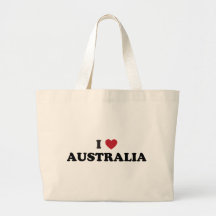 I Love Australia Bags
