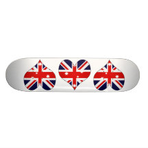 I Love Australia Custom Skateboard