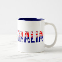 I Love Australia (Dark) Coffee Mug