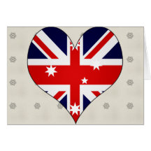 I Love Australia Greeting Card