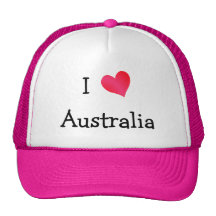 I Love Australia Hat