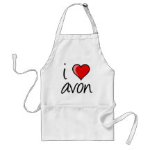 i love avon square aprons