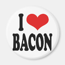 I Love Bacon Magnet