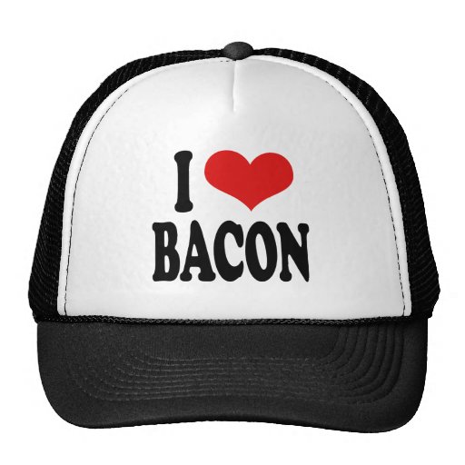 I Love Bacon Trucker Hats