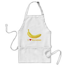 I Love Bananas Aprons