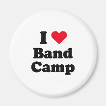 I love band camp magnets