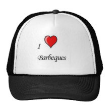 i love barbeques mesh hats