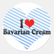 I Love Bavarian Cream Stickers