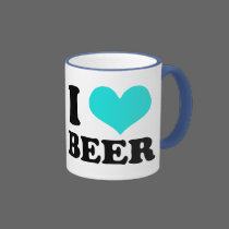 I Love Beer mugs