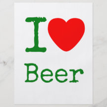 I Love Beer Flyer